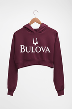 Load image into Gallery viewer, Bulova Crop HOODIE FOR WOMEN-Maroon-Ektarfa.online
