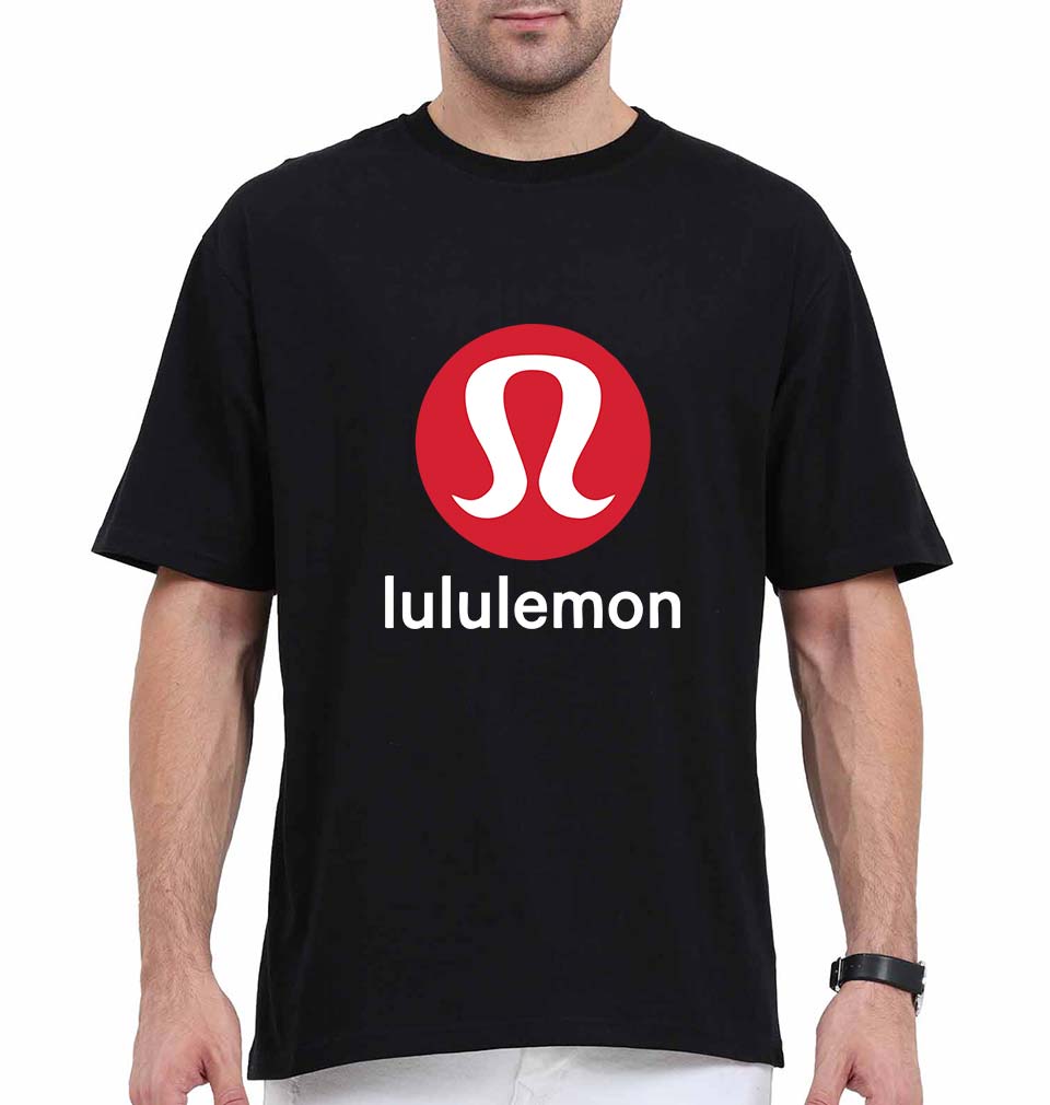 Lululemon Oversized T-Shirt for Men-Black-Ektarfa.online