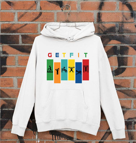 Gym Unisex Hoodie for Men/Women-White-Ektarfa.online