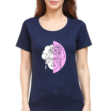 Load image into Gallery viewer, Frida Kahlo T-Shirt for Women-Navy Blue-Ektarfa.online
