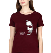 Load image into Gallery viewer, David Guetta T-Shirt for Women-Maroon-Ektarfa.online
