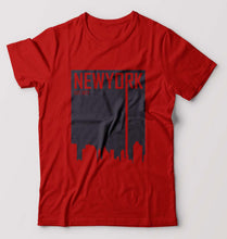 Load image into Gallery viewer, New York T-Shirt for Men-Red-Ektarfa.online

