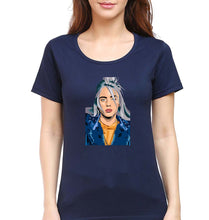 Load image into Gallery viewer, Billie Eilish T-Shirt for Women-Navy Blue-Ektarfa.online
