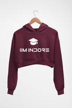Load image into Gallery viewer, IIM I Indore Crop HOODIE FOR WOMEN-Maroon-Ektarfa.online
