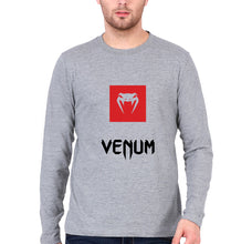 Load image into Gallery viewer, UFC Venum Full Sleeves T-Shirt for Men-Grey Melange-Ektarfa.online

