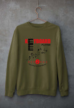 Load image into Gallery viewer, Piano Keyboard Unisex Sweatshirt for Men/Women-Olive Green-Ektarfa.online
