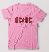 Load image into Gallery viewer, ACDC T-Shirt for Men-Light Baby Pink-Ektarfa.online
