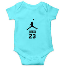 Load image into Gallery viewer, Michael Jordan Kids Romper For Baby Boy/Girl-0-5 Months(18 Inches)-Sky Blue-Ektarfa.online
