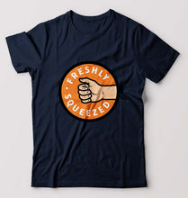 Load image into Gallery viewer, Orange Cassidy - Freshly Squeezed Friends T-Shirt for Men-Navy Blue-Ektarfa.online
