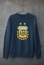 Load image into Gallery viewer, Argentina Football Unisex Sweatshirt for Men/Women-S(40 Inches)-Navy Blue-Ektarfa.online
