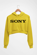 Load image into Gallery viewer, Sony Crop HOODIE FOR WOMEN-Mustard Yellow-Ektarfa.online
