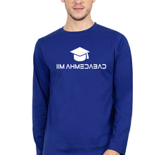Load image into Gallery viewer, IIM A Ahmedabad Full Sleeves T-Shirt for Men-Royal Blue-Ektarfa.online
