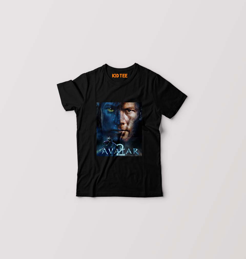 Avatar Kids T-Shirt for Boy/Girl-Black-Ektarfa.online
