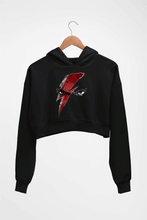 Load image into Gallery viewer, God of War Crop HOODIE FOR WOMEN-Black-Ektarfa.online
