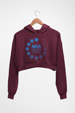Load image into Gallery viewer, MBA Crop HOODIE FOR WOMEN-Maroon-Ektarfa.online
