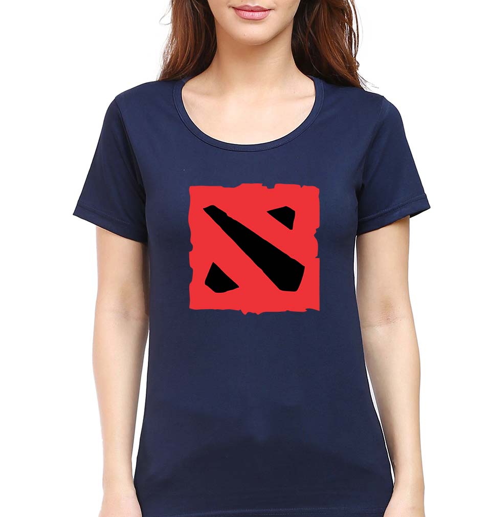 Dota T-Shirt for Women-Navy Blue-Ektarfa.online