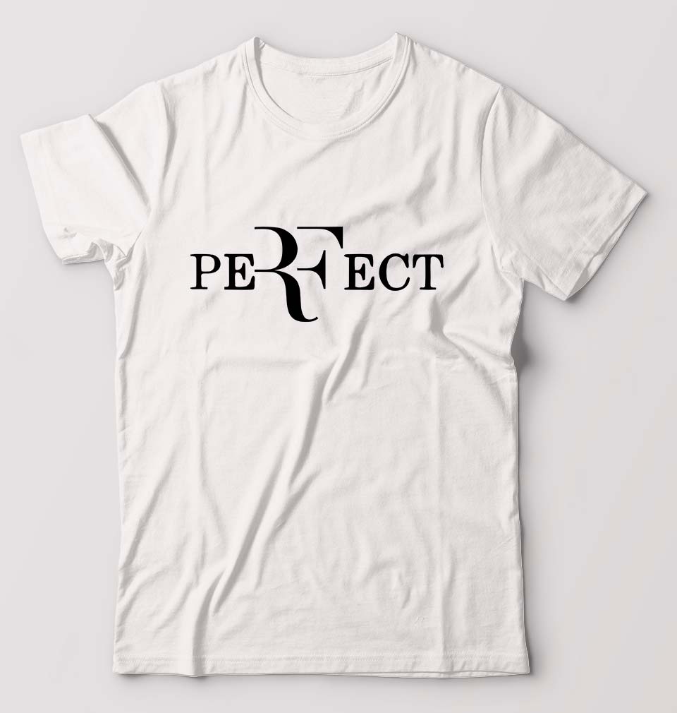 Roger Federer Perfect T-Shirt for Men-White-Ektarfa.online