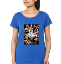 Load image into Gallery viewer, Conor McGregor UFC T-Shirt for Women-Royal Blue-Ektarfa.online
