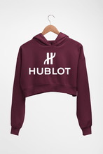 Load image into Gallery viewer, Hublot Crop HOODIE FOR WOMEN-Maroon-Ektarfa.online
