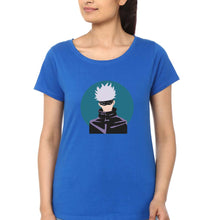 Load image into Gallery viewer, Gojo Satoru Anime T-Shirt for Women-Royal Blue-Ektarfa.online
