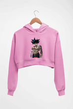 Load image into Gallery viewer, Goku Crop HOODIE FOR WOMEN-Light Baby Pink-Ektarfa.online
