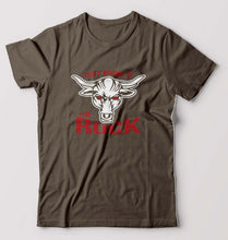 Load image into Gallery viewer, The Rock T-Shirt for Men-Olive Green-Ektarfa.online
