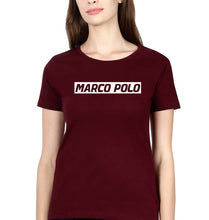 Load image into Gallery viewer, Marco Polo T-Shirt for Women-Maroon-Ektarfa.online
