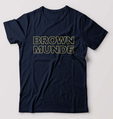 BROWN MUNDE T-Shirt for Men-Navy Blue-Ektarfa.online
