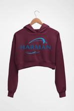 Load image into Gallery viewer, Harman Crop HOODIE FOR WOMEN-Maroon-Ektarfa.online

