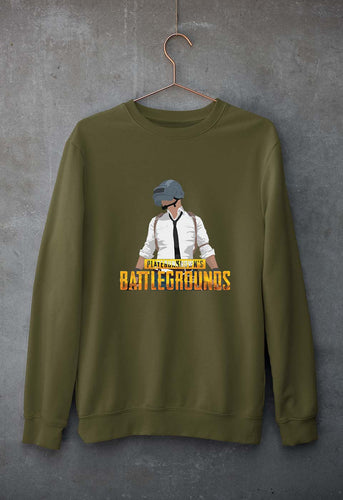 PUBG Player Unknown's Battleground Unisex Sweatshirt for Men/Women-Olive Green-Ektarfa.online