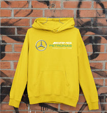 Load image into Gallery viewer, Mercedes AMG Petronas F1 Unisex Hoodie for Men/Women-S(40 Inches)-Mustard Yellow-Ektarfa.online
