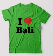 Load image into Gallery viewer, I Love Bali T-Shirt for Men-flag green-Ektarfa.online
