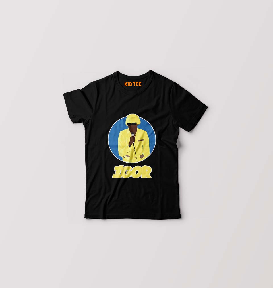 Igor Kids T-Shirt for Boy/Girl-Black-Ektarfa.online