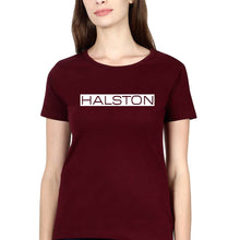 Load image into Gallery viewer, Halston T-Shirt for Women-Maroon-Ektarfa.online
