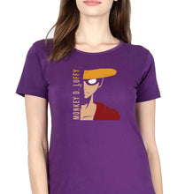 Load image into Gallery viewer, Monkey D. Luffy T-Shirt for Women-Purple-Ektarfa.online
