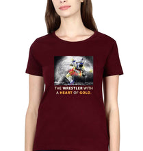 Load image into Gallery viewer, Yogeshwar Dutt T-Shirt for Women-Maroon-Ektarfa.online
