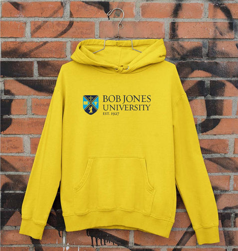 Bob Jones University Unisex Hoodie for Men/Women-Mustard Yellow-Ektarfa.online