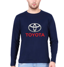 Load image into Gallery viewer, Toyota Full Sleeves T-Shirt for Men-Navy Blue-Ektarfa.online

