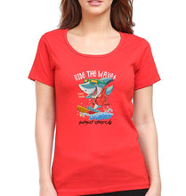 Load image into Gallery viewer, Shark T-Shirt for Women-Red-Ektarfa.online
