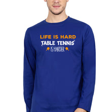 Load image into Gallery viewer, Table Tennis (TT) Full Sleeves T-Shirt for Men-Royal Blue-Ektarfa.online

