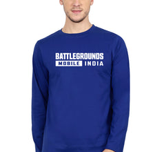 Load image into Gallery viewer, Battlegrounds Mobile India (BGMI) Full Sleeves T-Shirt for Men-Royal blue-Ektarfa.online
