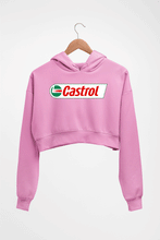 Load image into Gallery viewer, Castrol Crop HOODIE FOR WOMEN-Light Baby Pink-Ektarfa.online

