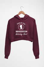 Load image into Gallery viewer, Bridgerton Crop HOODIE FOR WOMEN-Maroon-Ektarfa.online
