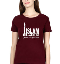 Load image into Gallery viewer, Islam T-Shirt for Women-Maroon-Ektarfa.online
