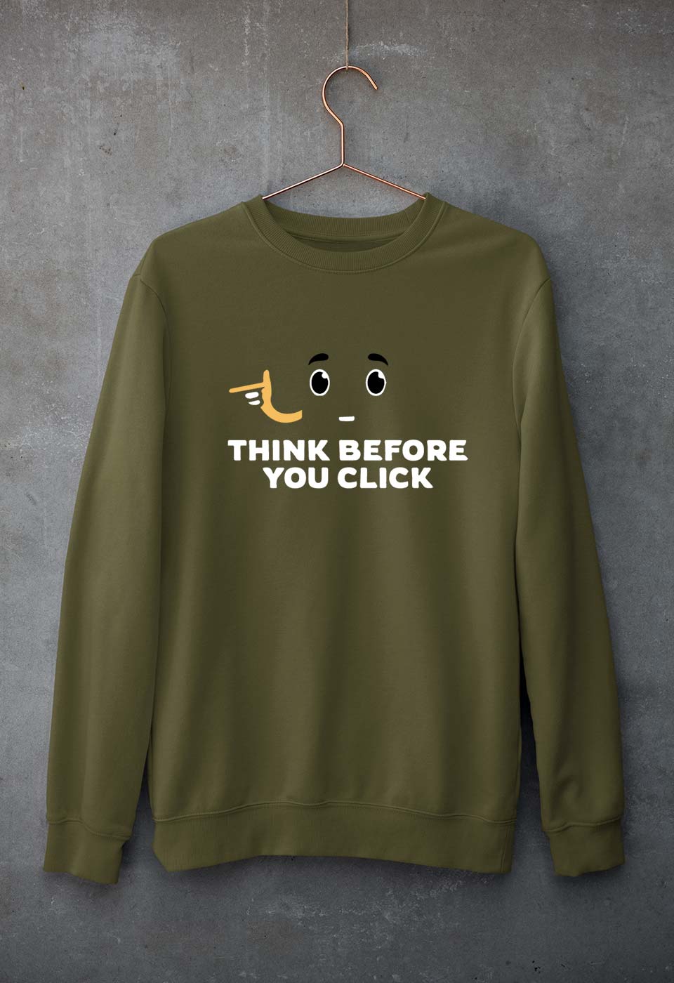 Cyber Security Unisex Sweatshirt for Men/Women-Olive Green-Ektarfa.online