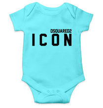 Load image into Gallery viewer, DSQUARED - ICON Kids Romper For Baby Boy/Girl-0-5 Months(18 Inches)-Sky Blue-Ektarfa.online
