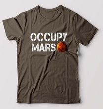 Load image into Gallery viewer, Occupy Mars Elon Musk T-Shirt for Men-Olive Green-Ektarfa.online
