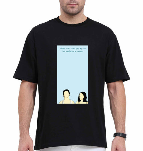 Prateek Kuhad Oversized T-Shirt for Men-Black-Ektarfa.online