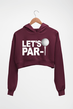 Load image into Gallery viewer, Golf Crop HOODIE FOR WOMEN-Maroon-Ektarfa.online
