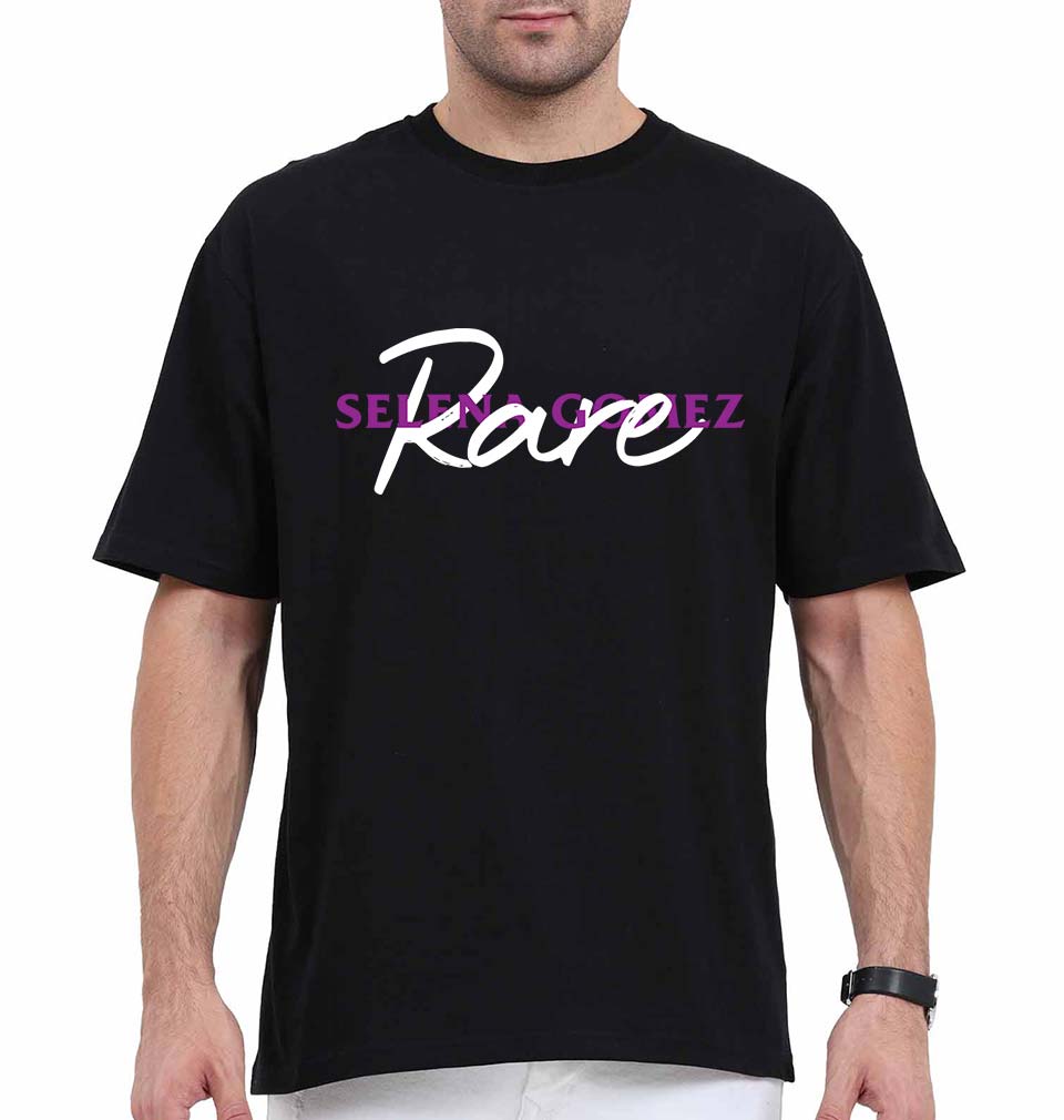 Selena Gomez Oversized T-Shirt for Men-Black-Ektarfa.online